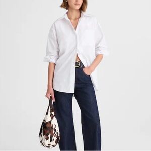 Madewell oversized White Button Down Shirt